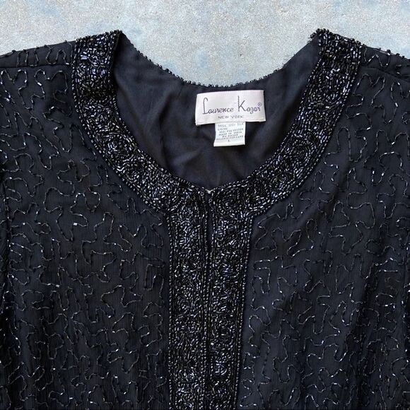 VINTAGE LAURENCE KAZAR Beaded Jacket Large - Picture 3 of 8
